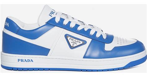 prada sneaker blue satin